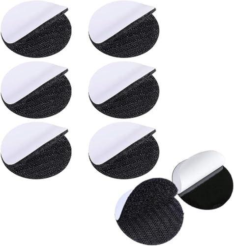 6 Stück Klett, Schwarz Klettband zum Nähen, 20 x 30cm Klettband Breit, Nylon Klett zum Nähen, Wiederverwendbar Klettverschluss Kaufen, für Textilien, Kleidung, Schuhe, Stoff zum AufnäHen von MVOLEGDE