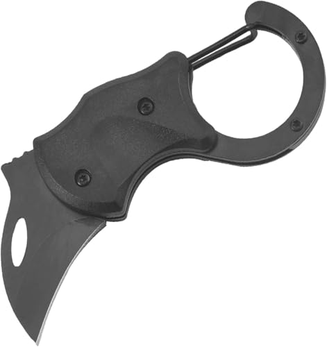 MVOLEGDE Schlüsselanhänger Messer mit Karabiner,Schlüsselanhänger Messer Schwarz,Messers mit Karabiner,Für Outdoor-Survival,Camping,Selbstverteidigung MVOLEGDE Schlüsselanhänger Messer mit Karabiner,Schlüsselanhänger Messer Schwarz,Messers mit Karabiner,Für Outdoor-Survival,Camping,Selbstverteidigung von MVOLEGDE