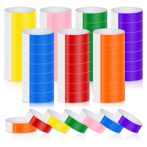 MVOSJFIE Armbänder für Veranstaltungen in Verschiedenen Farben – 700 Stück Neonfarbene Armbänder, Wasserfest, für Veranstaltungen, Leichte Armbänder MVOSJFIE Armbänder für Veranstaltungen in Verschiedenen Farben – 700 Stück Neonfarbene Armbänder, Wasserfest, für Veranstaltungen, Leichte Armbänder von MVOSJFIE