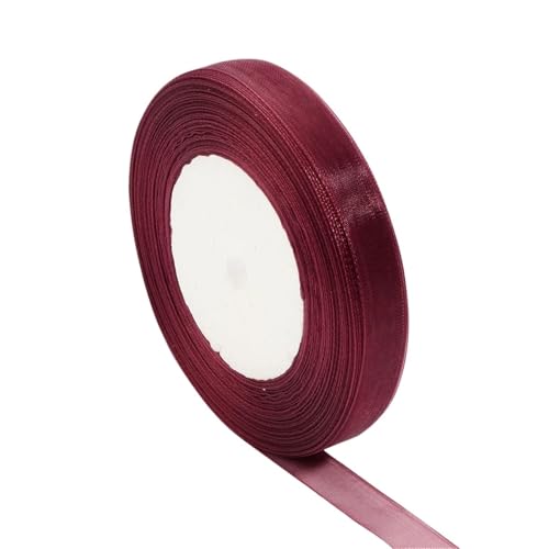 3/5 Stück 50 Yards Bänder Chiffon Satinband Verpackungsbänder Geburtstagsfeier Dekorbänder FüR Handwerk(5pcs,15mm) von MWAHJU