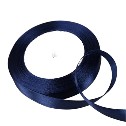 3/5 stücke 22 meter/rolle Blau Polyester Satin Band Hochzeit Party Prom Dekoration Kuchen Wrap Bänder DIY Zubehör FüR Handwerk(5pcs,12mm) von MWAHJU