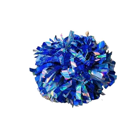 MWAHJU Cheerleader Pom Pom 1 Stück, Cheerleader-Pom, Cheerleader-Poms, 8 Zoll, Handblumen, Tanz-Teamsport Mit Schlagstockgriff(Color-14) von MWAHJU