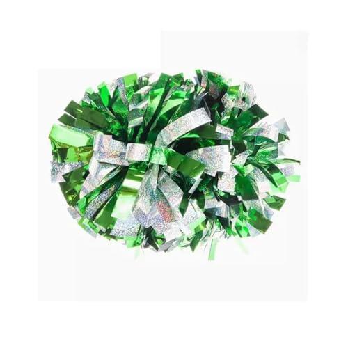 MWAHJU Cheerleader Pom Pom 1 Stück, Cheerleader-Pom, Cheerleader-Poms, 8 Zoll, Handblumen, Tanz-Teamsport Mit Schlagstockgriff(Color-5) von MWAHJU