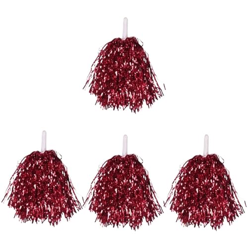 MWAHJU Cheerleader Pom Pom 24Pcs Cheerleading Pom Poms Metallic Folie Cheer Pom Poms Mit Kunststoff Griff for Erwachsene Cheerleader Party Mit Schlagstockgriff MWAHJU Cheerleader Pom Pom 24Pcs Cheerleading Pom Poms Metallic Folie Cheer Pom Poms Mit Kunststoff Griff for Erwachsene Cheerleader Party Mit Schlagstockgriff von MWAHJU