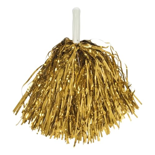 MWAHJU Cheerleader Pom Pom 24Pcs Cheerleading Pom Poms Metallic Folie Cheer Pom Poms Mit Kunststoff Griff for Erwachsene Cheerleader Party Mit Schlagstockgriff MWAHJU Cheerleader Pom Pom 24Pcs Cheerleading Pom Poms Metallic Folie Cheer Pom Poms Mit Kunststoff Griff for Erwachsene Cheerleader Party Mit Schlagstockgriff von MWAHJU