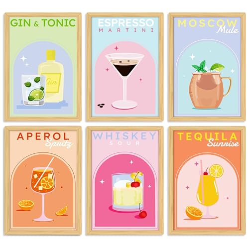Malen nach Zahlen Erwachsene, 6 Stück Cocktailglas-Digital-Ölgemälde-Set, DIY Handgemalt Ölgemälde Kit für Anfänger und Erwachsene mit Pinseln Acrylpigment für Home Décor, Ohne Rahmen (20x30cm) Malen nach Zahlen Erwachsene, 6 Stück Cocktailglas-Digital-Ölgemälde-Set, DIY Handgemalt Ölgemälde Kit für Anfänger und Erwachsene mit Pinseln Acrylpigment für Home Décor, Ohne Rahmen (20x30cm) von MWRWRR