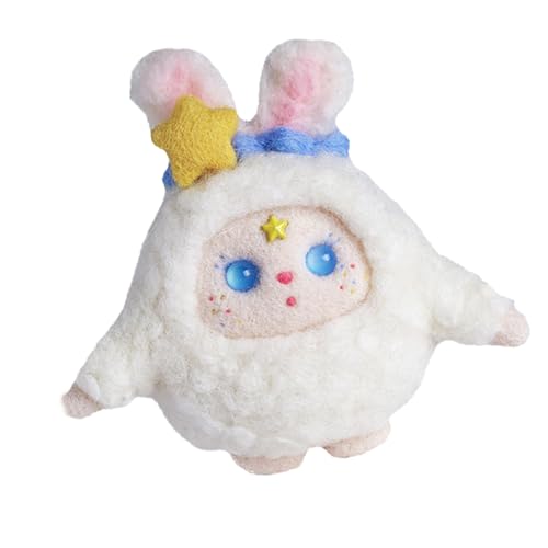 MWZBTG Filzset, Wollfilzset | Plüschpuppen-Filzset | Nadelfilz-Set für Anfänger, Wollfilz-Set, niedliches Puppen-Filz-Set zum Basteln von MWZBTG