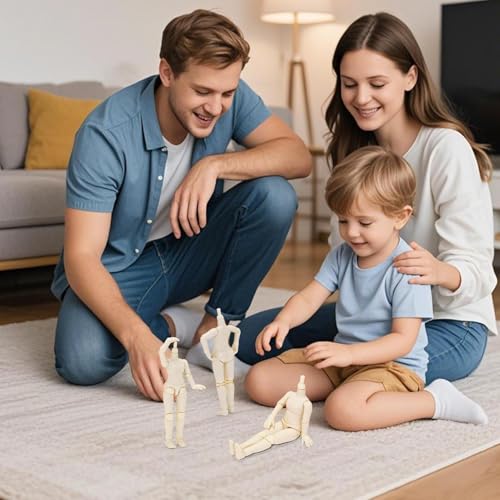 MWZBTG Gelenkpuppe - Bewegliche Gliederpuppe Als Spielfigur - Flexible Poseierbare Spielzeug Für Kinder Jugendliche Mädchen MWZBTG Gelenkpuppe - Bewegliche Gliederpuppe Als Spielfigur - Flexible Poseierbare Spielzeug Für Kinder Jugendliche Mädchen von MWZBTG