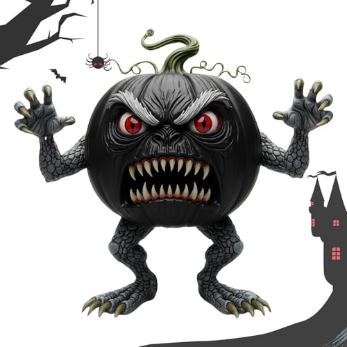 MWZBTG Halloween Skulptur - Origineller Deko Schmuck - Resin Deko-Mittelstücke für Halloweenpartys Erwachsene auf Schreibtisch und Wohnzimmertisch von MWZBTG