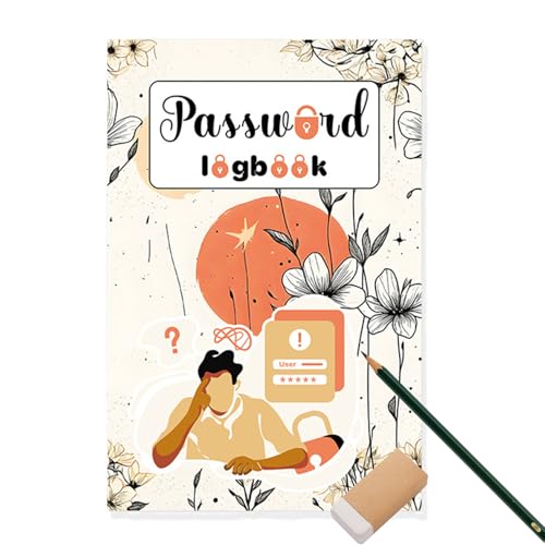 MWZBTG Passwort Journal | Tragbares Notizbuch Für Adressen Und Kontaktdaten | Adressen Verwahrbuch Für Damen & Herren, Webseiten Konto Management Journal MWZBTG Passwort Journal | Tragbares Notizbuch Für Adressen Und Kontaktdaten | Adressen Verwahrbuch Für Damen & Herren, Webseiten Konto Management Journal von MWZBTG