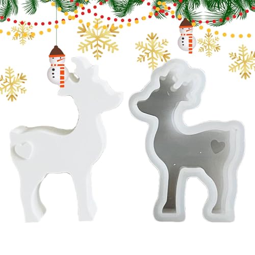 MWZBTG Weihnachts-Elch-Silikonform, Elch Silikonformen, Weihnachts-Elch-Silikonform Elch-Kerzenständer-Form, Weihnachten Silikonformen Kerzenhalter Formen, Weihnachtsdeko Silikon Giessformen MWZBTG Weihnachts-Elch-Silikonform, Elch Silikonformen, Weihnachts-Elch-Silikonform Elch-Kerzenständer-Form, Weihnachten Silikonformen Kerzenhalter Formen, Weihnachtsdeko Silikon Giessformen von MWZBTG