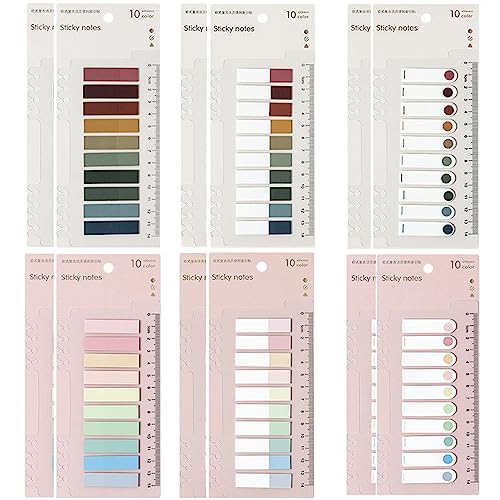 MXDHOKY 2400 Stück Haftstreifen, Klebemarkierungen, Pagemarker, Klebezettel, Index Haftnotizen Tabs, Pastell Set Sticky Tabs, mit Lineal, für Lesezeichen,Studieren,Büro MXDHOKY 2400 Stück Haftstreifen, Klebemarkierungen, Pagemarker, Klebezettel, Index Haftnotizen Tabs, Pastell Set Sticky Tabs, mit Lineal, für Lesezeichen,Studieren,Büro von MXDHOKY
