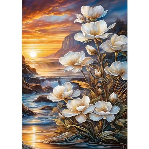 MXJSUA Diamant Painting Bilder, Florale und Leuchtende Landschaft Diamond Painting für Erwachsene Anfänger, 5D DIY Diamant Malerei für Zuhause Dekor 30x40 cm MXJSUA Diamant Painting Bilder, Florale und Leuchtende Landschaft Diamond Painting für Erwachsene Anfänger, 5D DIY Diamant Malerei für Zuhause Dekor 30x40 cm von MXJSUA