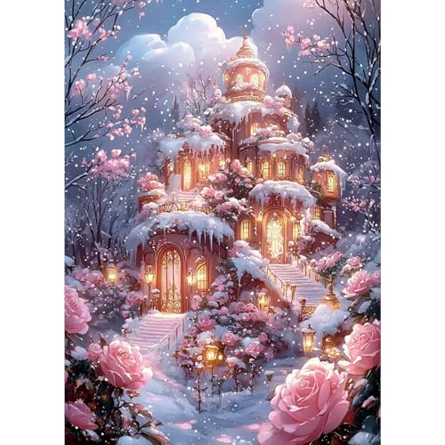 MXJSUA Diamant Painting Bilder Erwachsene Set, Rosengarten 5D Diamond Painting Full Drill, Diamant Painting Bilder Kunsthandwerk House Wall Dekoration 30x40cm MXJSUA Diamant Painting Bilder Erwachsene Set, Rosengarten 5D Diamond Painting Full Drill, Diamant Painting Bilder Kunsthandwerk House Wall Dekoration 30x40cm von MXJSUA