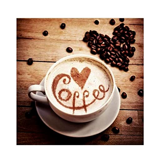 Diamond Painting DIY Diamant Gemälde Kits für Erwachsene,5D Malerei Diamant kaffee, Love Coffee Full Drill Kreuzstich Supply Kunst Handwerk Leinwand Wanddekor 30x30cm,5D Diamant Painting Full Diamond Painting DIY Diamant Gemälde Kits für Erwachsene,5D Malerei Diamant kaffee, Love Coffee Full Drill Kreuzstich Supply Kunst Handwerk Leinwand Wanddekor 30x30cm,5D Diamant Painting Full von MXJSUA