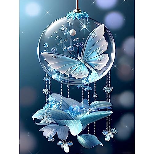 MXJSUA Diamond Painting Diamant Painting Bilder Schmetterlings-Traumfänger Diamond Painting Erwachsene Full Diamant Bilder Kinder Stickerei Set Kreuzstich Bilder Wall Room Home Decoration 30x40cm MXJSUA Diamond Painting Diamant Painting Bilder Schmetterlings-Traumfänger Diamond Painting Erwachsene Full Diamant Bilder Kinder Stickerei Set Kreuzstich Bilder Wall Room Home Decoration 30x40cm von MXJSUA