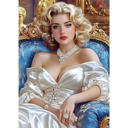 MXJSUA Diamond Painting Erwachsene, Blonde Frau Diamant Painting Bilder, 30x40cm 5d Diamond-Painting Geeignet Als Geschenk, Zur Entspannung und Als Wanddeko MXJSUA Diamond Painting Erwachsene, Blonde Frau Diamant Painting Bilder, 30x40cm 5d Diamond-Painting Geeignet Als Geschenk, Zur Entspannung und Als Wanddeko von MXJSUA