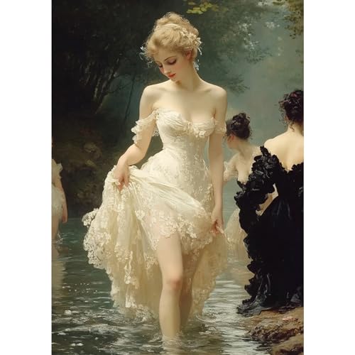 MXJSUA Diamond Painting Erwachsene, Flussschönheit Diamant Painting Bilder, 30x40cm 5d Diamond-Painting Geeignet Als Geschenk, Zur Entspannung und Als Wanddeko von MXJSUA