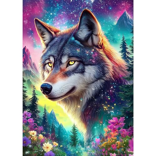 MXJSUA Diamond Painting Erwachsene, Wolf Tier Diamant Painting Bilder, 30x40cm 5d Diamond-Painting Geeignet Als Geschenk, Zur Entspannung und Als Wanddeko MXJSUA Diamond Painting Erwachsene, Wolf Tier Diamant Painting Bilder, 30x40cm 5d Diamond-Painting Geeignet Als Geschenk, Zur Entspannung und Als Wanddeko von MXJSUA