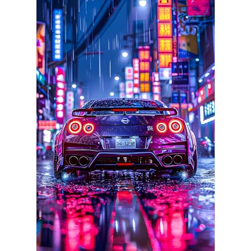 MXJSUA Sportwagen Diamond Painting Erwachsene, Sportwagen Diamant Painting Bilder 30x40cm 5d Diamond-Painting Geeignet Als Geschenk, Zur Entspannung und Als Wanddeko von MXJSUA