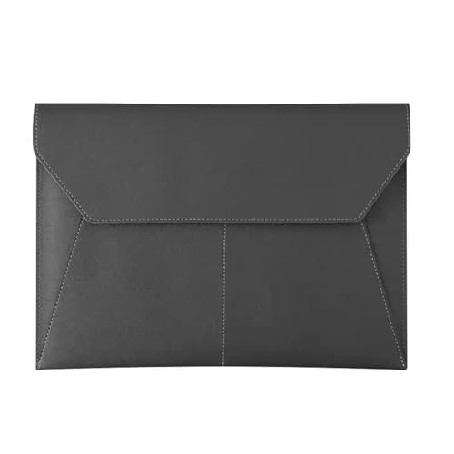 Umschlag-Dokumentenhalter A4 Business PU Aktentasche Büro Datenarchiv Aktentasche(Black) von MXMZSRTH