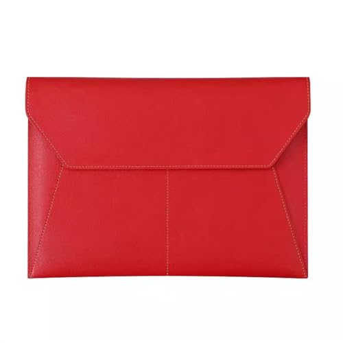 Umschlag-Dokumentenhalter A4 Business PU Aktentasche Büro Datenarchiv Aktentasche(Red) von MXMZSRTH