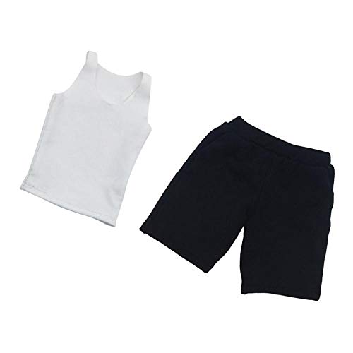 MXRGUMVI 1:6 Herren Sportweste Anzug Soldat Kleidung für Phicen 30,5 cm Puppe Accs Parts weiß von MXRGUMVI