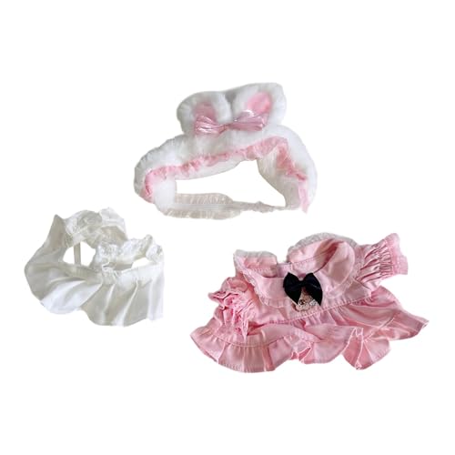 MXRGUMVI Mädchen Puppe Kleidung Haarschmuck Geschenke Puppe Rock Outfits für Anhänger Puppe MXRGUMVI Mädchen Puppe Kleidung Haarschmuck Geschenke Puppe Rock Outfits für Anhänger Puppe von MXRGUMVI