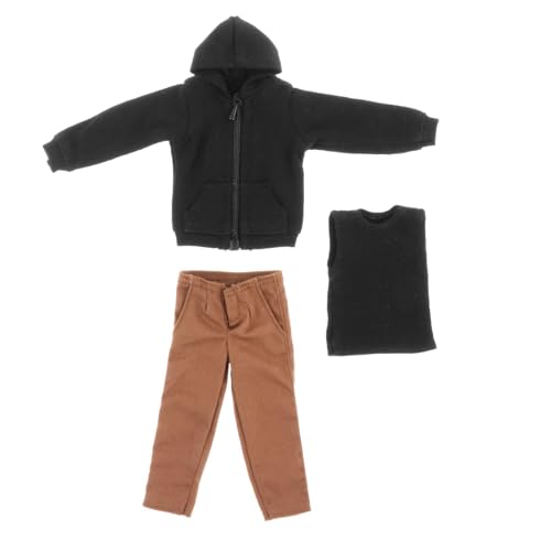 MXRGUMVI Maßstab 1:12 Figur Puppe Kleidung Outfit für 15,2 cm männliche Actionfiguren Kleidung von MXRGUMVI