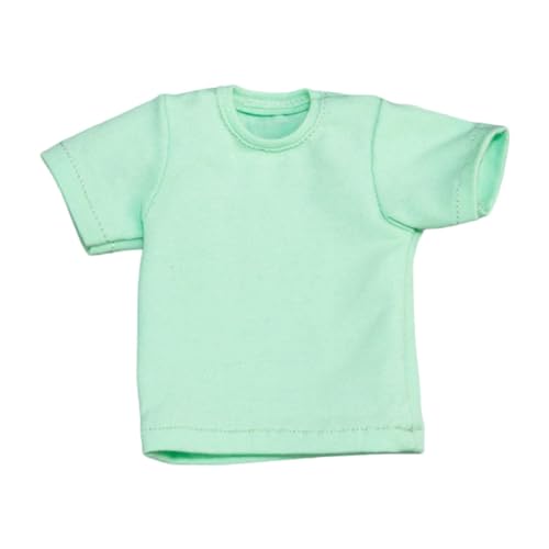 MXRGUMVI Maßstab 1:6 Figur Puppe Kleidung T-Shirt für 30,5 cm männliche weibliche Actionfiguren, hellgrün, 10,5 cm von MXRGUMVI