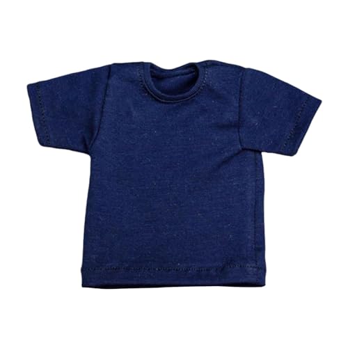 MXRGUMVI Maßstab 1:6 Figur Puppe Kleidung T-Shirt für 30,5 cm männliche weibliche Actionfiguren blau, 10,5 cm von MXRGUMVI