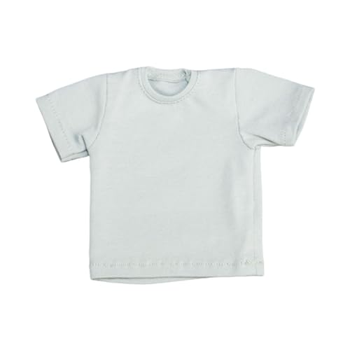 MXRGUMVI Maßstab 1:6 Figur Puppe Kleidung T-Shirt für 30,5 cm männliche weibliche Actionfiguren grau, 10,5 cm von MXRGUMVI