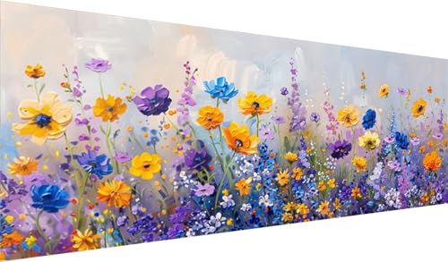 Blume Diamond Painting Groß XXL 80x30cm, Basteln Erwachsene Diamond Painting Set, 5D DIY Malerei Diamant Painting Bilder Erwachsene, Diamond Painting Set mit Zubehör für Zimmer Wand Deko und Geschenke Blume Diamond Painting Groß XXL 80x30cm, Basteln Erwachsene Diamond Painting Set, 5D DIY Malerei Diamant Painting Bilder Erwachsene, Diamond Painting Set mit Zubehör für Zimmer Wand Deko und Geschenke von MXRUOO