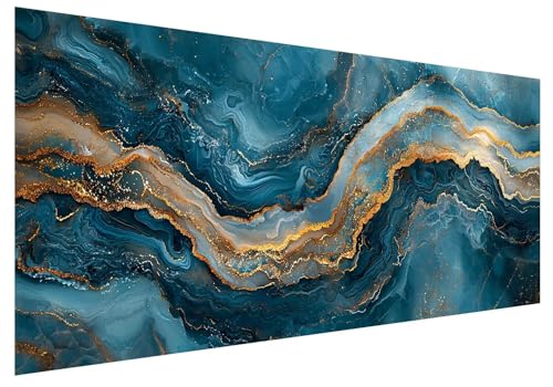 Diamond Painting Erwachsene, Diamant Painting Bilder Abstrakt, 5D DIY Diamant Malerei Kunst Stickerei Set, Diamanten Paintings Bilder Erwachsene, Fantasie Diamond-painting für Wanddeko 100x40cm E-7 von MXRUOO