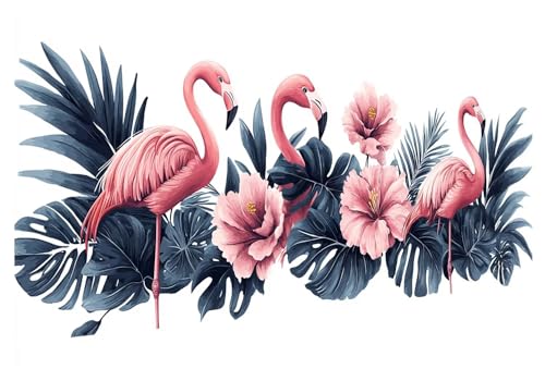 Diamond Painting Erwachsene, Diamant Painting Bilder Flamingo, 5D DIY Diamant Malerei Kunst Stickerei Set, Diamanten Paintings Bilder Erwachsene, Blume Diamond-painting für Wanddeko 130x50cm E-49 Diamond Painting Erwachsene, Diamant Painting Bilder Flamingo, 5D DIY Diamant Malerei Kunst Stickerei Set, Diamanten Paintings Bilder Erwachsene, Blume Diamond-painting für Wanddeko 130x50cm E-49 von MXRUOO