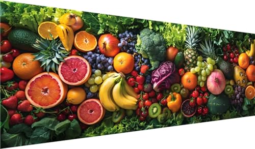 Diamond Painting Erwachsene, Diamant Painting Bilder Obst, 5D DIY Diamond Painting Kunst Set, Diamant Painting Bilder Erwachsene, Essen Diamond Painting XXL Set für Home Wanddeko, Geschenke 80x30cm Diamond Painting Erwachsene, Diamant Painting Bilder Obst, 5D DIY Diamond Painting Kunst Set, Diamant Painting Bilder Erwachsene, Essen Diamond Painting XXL Set für Home Wanddeko, Geschenke 80x30cm von MXRUOO