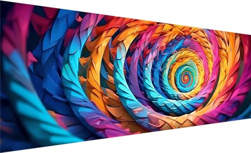 Diamond Painting XXL 180x60 cm, 5D DIY Feder Diamond Painting Eckige Steine Strass Cross Stickerei Kunst Kits, Diamond Painting Zubehör Set Basteln Erwachsene, Geschenk für Diamond Painting Farbe B-0 Diamond Painting XXL 180x60 cm, 5D DIY Feder Diamond Painting Eckige Steine Strass Cross Stickerei Kunst Kits, Diamond Painting Zubehör Set Basteln Erwachsene, Geschenk für Diamond Painting Farbe B-0 von MXRUOO