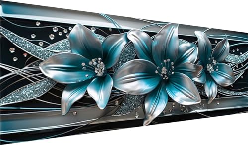 Lilie Diamond Painting Groß XXL 100x40cm, Basteln Erwachsene Diamond Painting Set, 5D DIY Blume Diamant Painting Bilder Erwachsene, Diamond Painting Set mit Zubehör für Zimmer Wand Deko und Geschenke Lilie Diamond Painting Groß XXL 100x40cm, Basteln Erwachsene Diamond Painting Set, 5D DIY Blume Diamant Painting Bilder Erwachsene, Diamond Painting Set mit Zubehör für Zimmer Wand Deko und Geschenke von MXRUOO