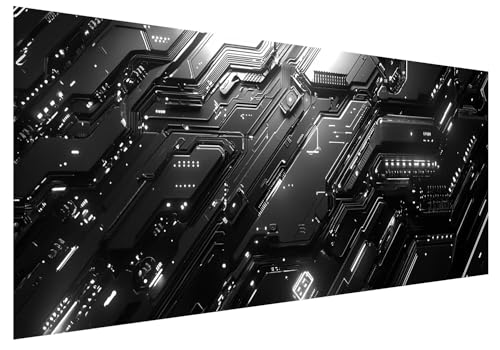 Schwarz Diamond Painting Groß XXL 250x100cm, Basteln Erwachsene Diamond Painting Set, 5D DIY Cool Diamant Paintings Bilder Erwachsene, Diamond-painting Set mit Zubehör für Zimmer Deko Geschenke D-83 von MXRUOO