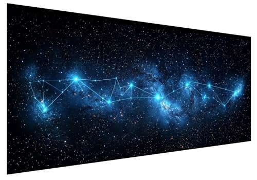 Traum Diamond Painting Groß XXL 130x50cm, Basteln Erwachsene Diamond Painting Set, 5D DIY Sternenhimmel Diamant Paintings Bilder Erwachsene, Diamond-painting Set für Deko Wohnzimmer Geschenke D-39 von MXRUOO