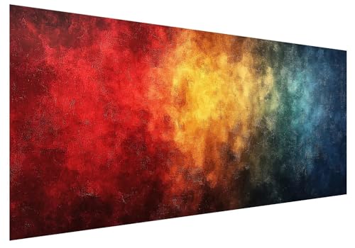 Traum Diamond Painting Groß XXL 80x30cm, Basteln Erwachsene Diamond Painting Set, 5D DIY Bunt Diamant Paintings Bilder Erwachsene, Diamond-painting Set mit Zubehör für Deko Wohnzimmer, Geschenke C-94 von MXRUOO