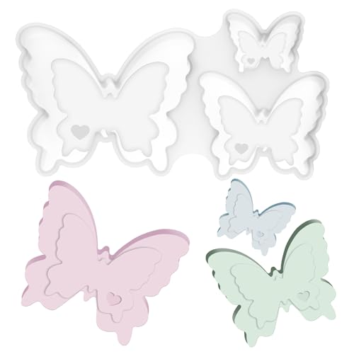 3 Stück Silikonformen Gießformen Schmetterling, Gießformen Gips Schmetterling, 3D Schmetterling Kerzengießform, Silikon Formen zum Gießen, Schmetterling Silikon für Kerzen, DIY, Seife 3 Stück Silikonformen Gießformen Schmetterling, Gießformen Gips Schmetterling, 3D Schmetterling Kerzengießform, Silikon Formen zum Gießen, Schmetterling Silikon für Kerzen, DIY, Seife von MXTIMWAN