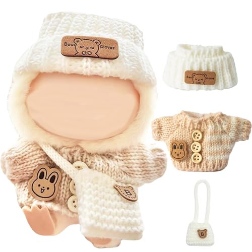 MXYZQDE Plüschtier Kleidung, Mini Kleidung für Labubu Puppen, Kleidungs für Labubu Puppen Geeignet für 15-17CM Puppen Outdooraktivitäten Festtagskleidung Rollenspiele Accessoire MXYZQDE Plüschtier Kleidung, Mini Kleidung für Labubu Puppen, Kleidungs für Labubu Puppen Geeignet für 15-17CM Puppen Outdooraktivitäten Festtagskleidung Rollenspiele Accessoire von MXYZQDE