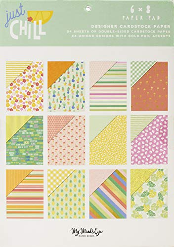 MY MINDS EYE, INC. 621532 Papier, 15,2 x 20,3 cm, Just Chill, 12 Designs/2 Stück, Einheitsgröße MY MINDS EYE, INC. 621532 Papier, 15,2 x 20,3 cm, Just Chill, 12 Designs/2 Stück, Einheitsgröße von My Mind's Eye