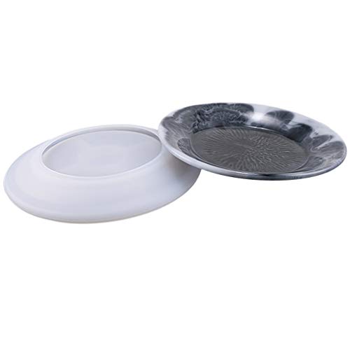 Mya 3D-Form, Kristall, flach, rund, aus Silikon, für Epoxidharz, Anhänger, Schmuck, Geschenke, Bastelzubehör von MYA
