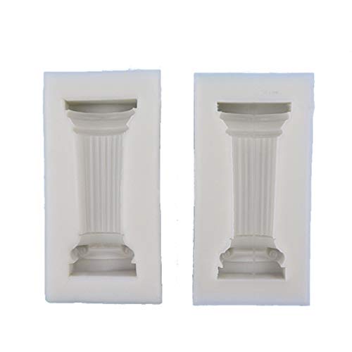 Mya Antike griechische Säulenform, römische Säulenform, Zuckerpaste, Epoxidharz, Kunstwerkzeuge, Kuchendekoration, DIY-Form von MYA
