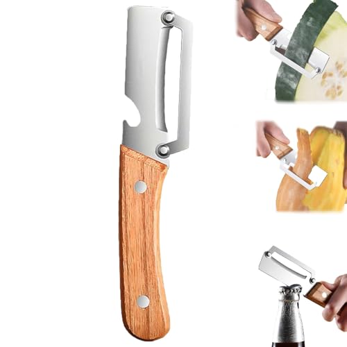 Multifunktionaler Gemüseschäler for die Küche, ultrascharfe Klingen, Gemüseschäler mit Flaschenöffner, Küchenhelfer for Zuhause(1pcs) von MYIHUIHUI