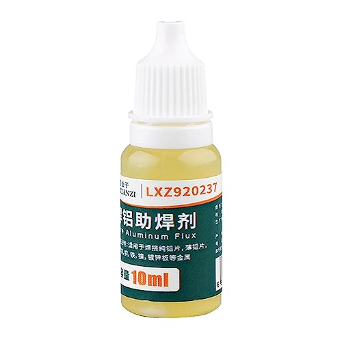 3 Stück Lötflussmittel für Aluminium – 10 ml kein sauberes Aluminium-Flüssigkeitslot, flüssiges Flussmittel zum Löten, spülfreies Aluminiumlot, Lötmittel, Aluminium-Flussmittel, Schweißzubehör für 3 Stück Lötflussmittel für Aluminium – 10 ml kein sauberes Aluminium-Flüssigkeitslot, flüssiges Flussmittel zum Löten, spülfreies Aluminiumlot, Lötmittel, Aluminium-Flussmittel, Schweißzubehör für von MYJIO