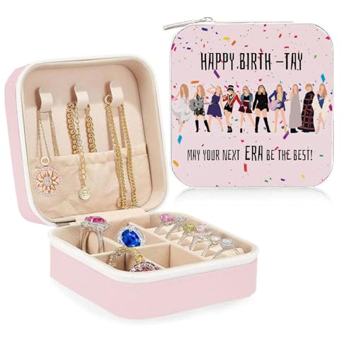 MYKIIA Kleine Schmuckschatulle, Schmuckschatulle für T-S-Fans, Alben, inspirierter Reiseschmuck, Musikliebhaber, Geschenke, Reise-Schmuckschatulle für Ringe, Ohrringe, Armbänder, Ohrringe, MYKIIA Kleine Schmuckschatulle, Schmuckschatulle für T-S-Fans, Alben, inspirierter Reiseschmuck, Musikliebhaber, Geschenke, Reise-Schmuckschatulle für Ringe, Ohrringe, Armbänder, Ohrringe, von MYKIIA