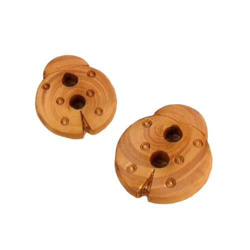 Holzknopf für Kinder, Marienkäfer, Größe 15 mm von MYMERCERIE
